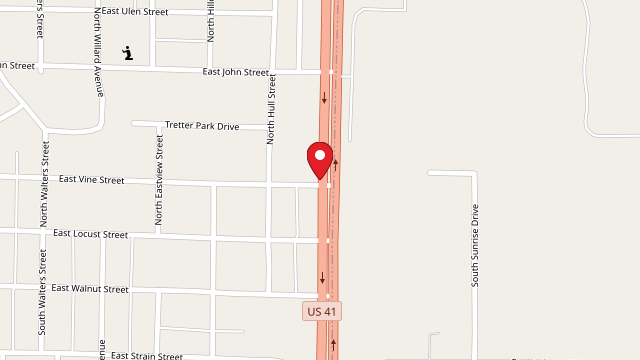 Map showing Conner's Car Care at 209 N US Highway 41, Fort Branch, IN 47648